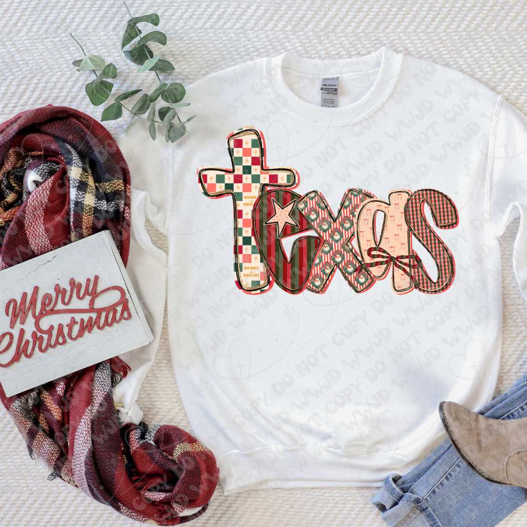 Merry State Alpha DTF Print