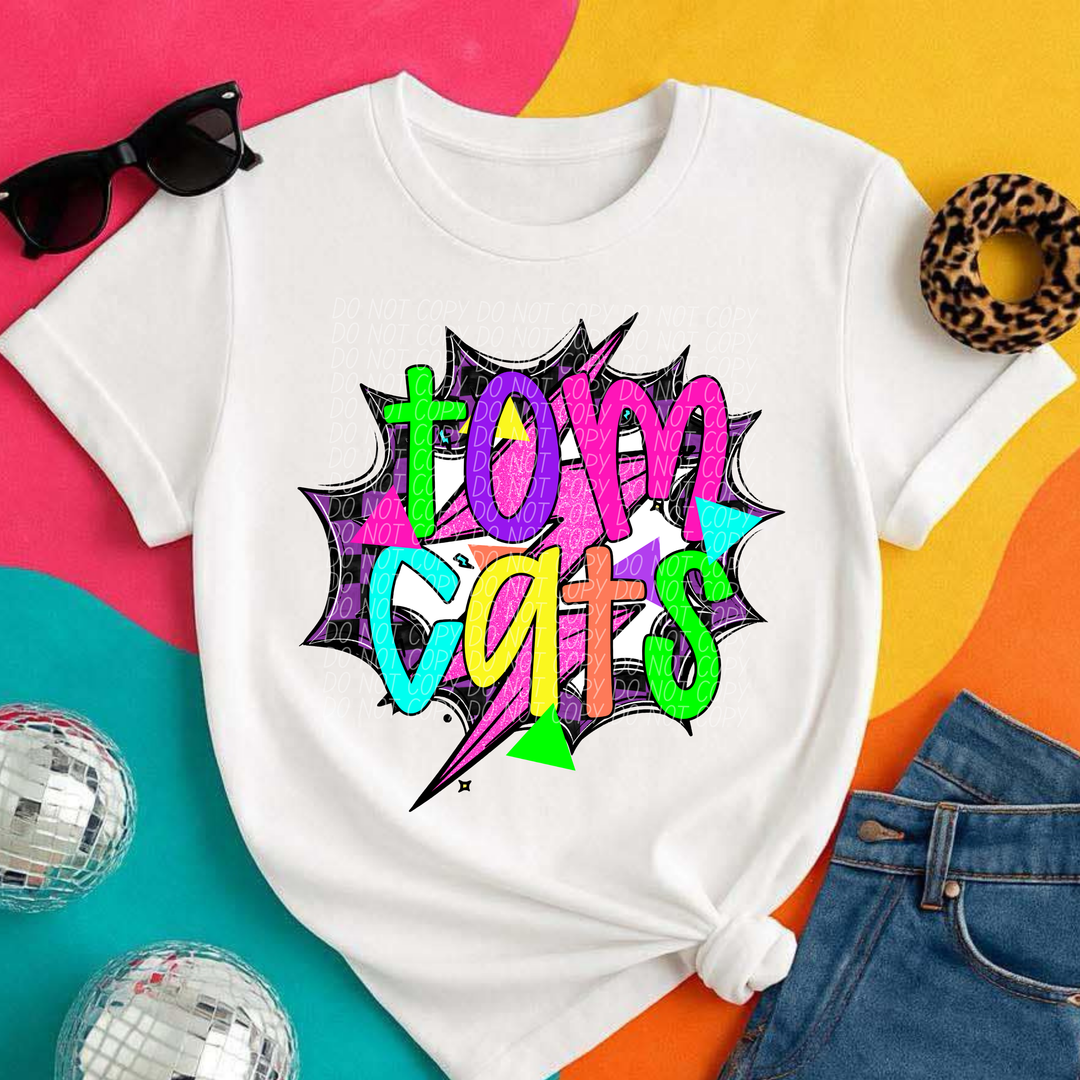 80's Hero Mascots Youth DTF Print