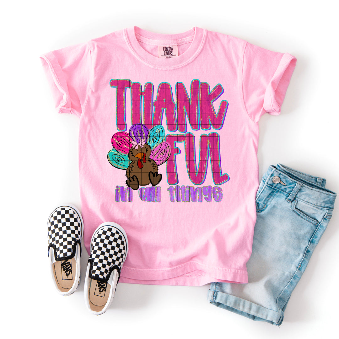 Thankful In All Things DTF Print