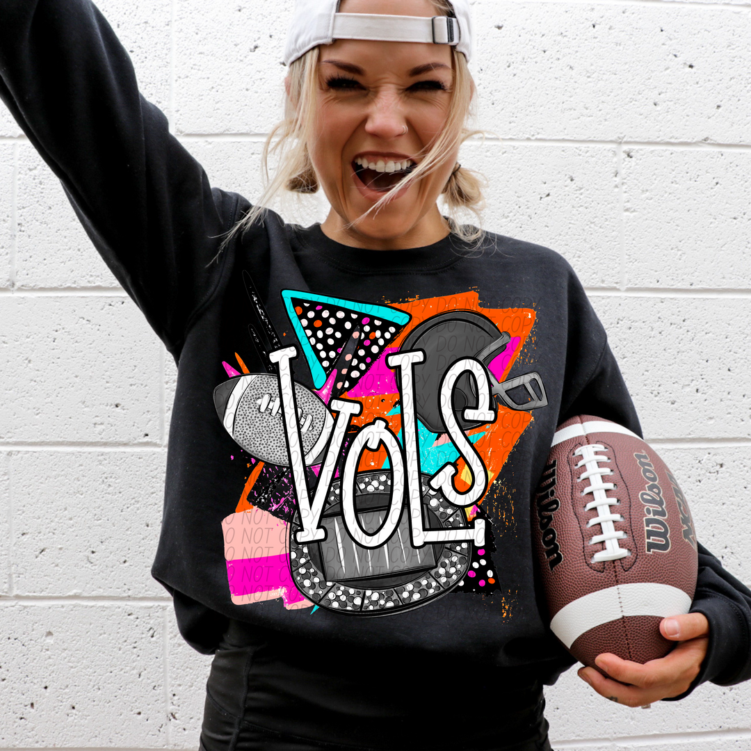 Bright Retro Football Mascots (Listing 2 of 2)