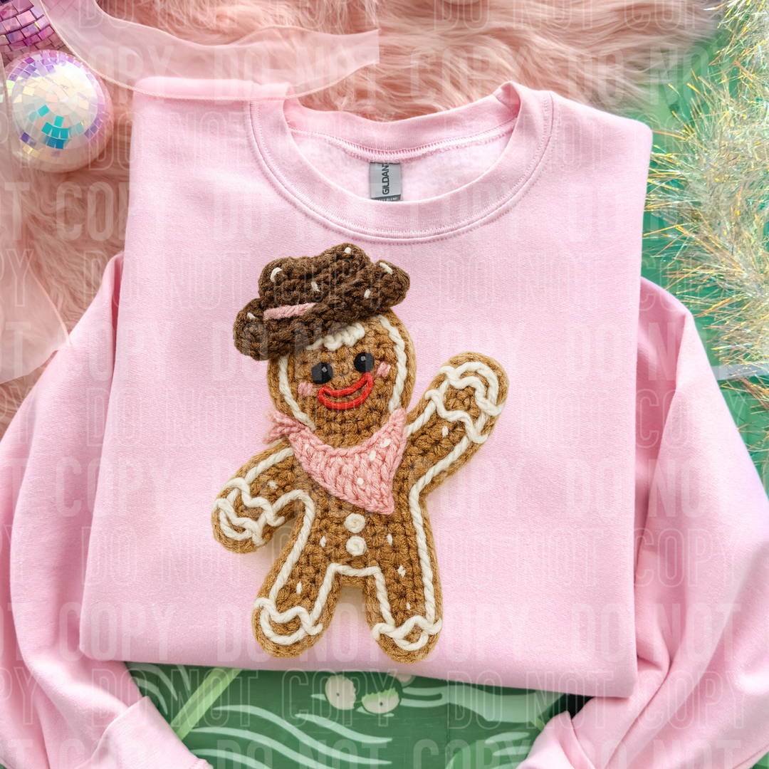 Western Gingerbread DTF Print