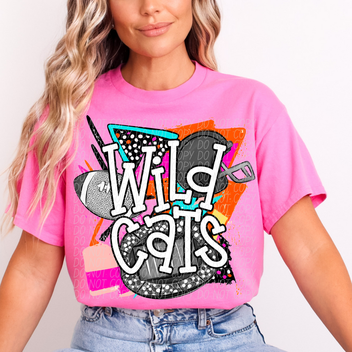 Bright Retro Football Mascots (Listing 2 of 2)