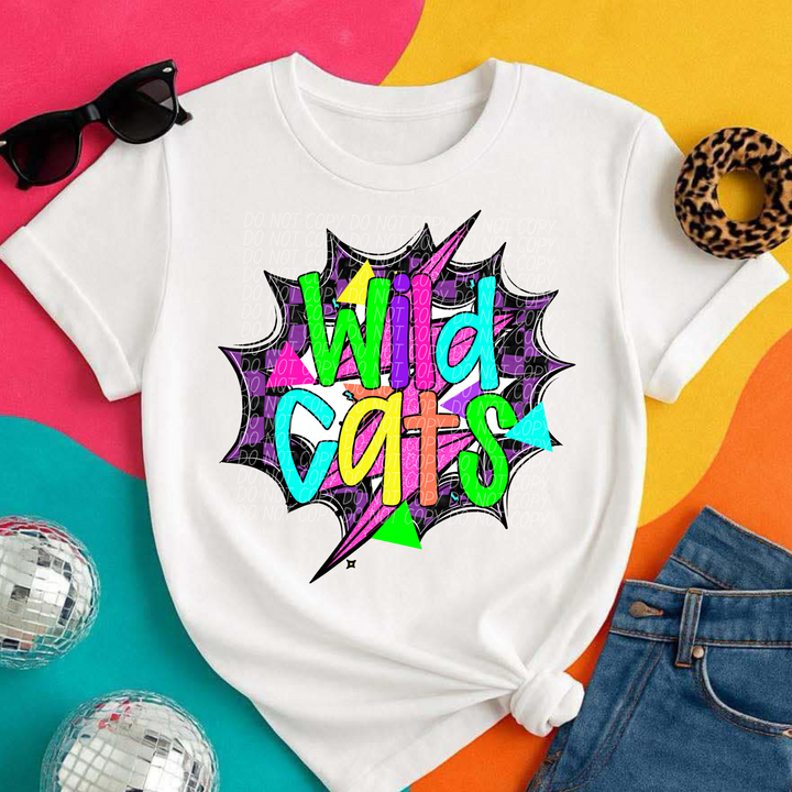 80's Hero Mascots Youth DTF Print