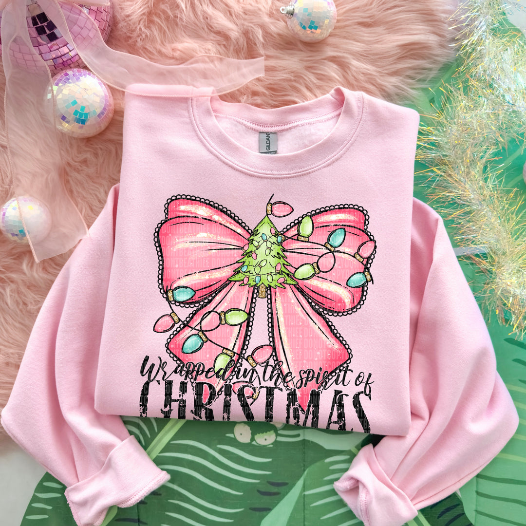 Wrapped In The Spirit Of Christmas DTF Print