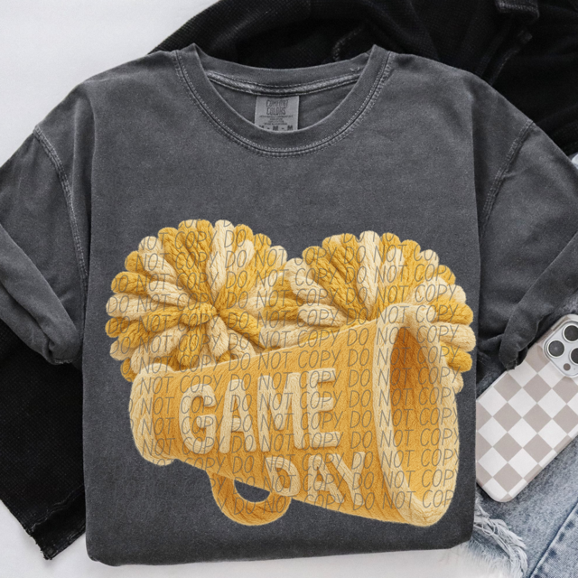 Yarn Game Day Cheer DTF Print