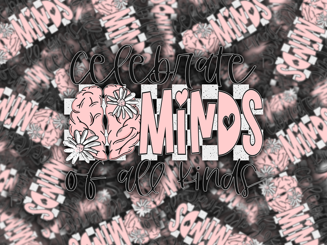 Celebrate Minds of All Kinds Die Cut Stickers