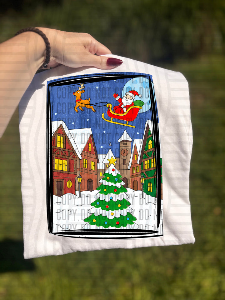 Christmas Town DTF Print