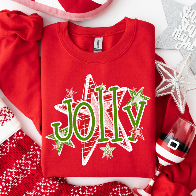 Jolly Stars DTF Print