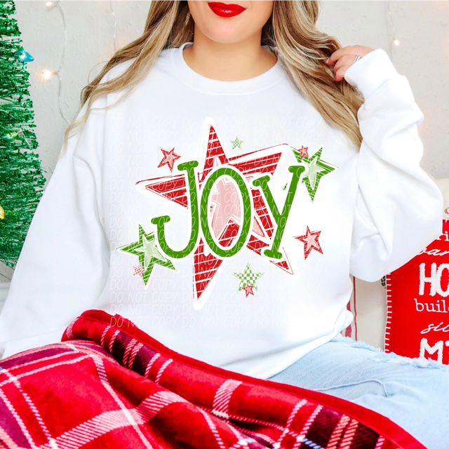 Joy Stars DTF Print
