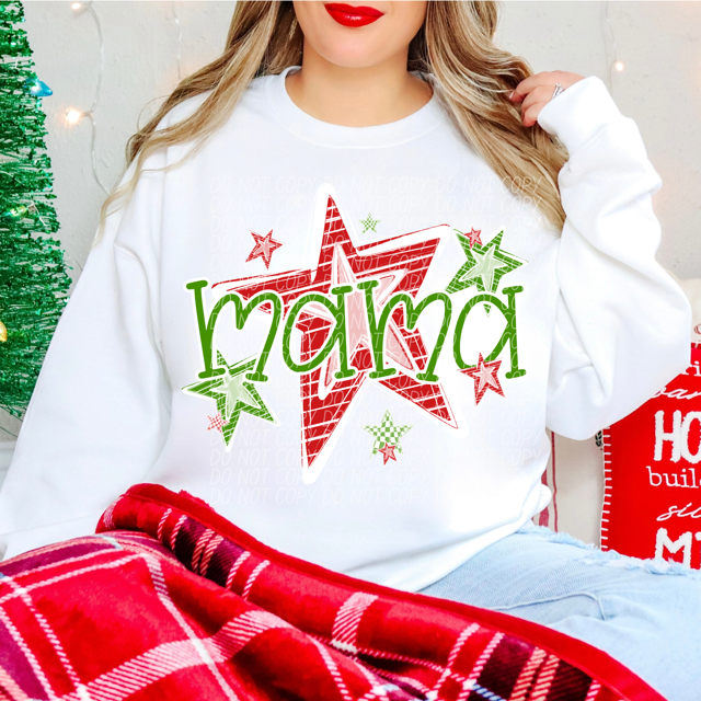 Mama Stars DTF Print