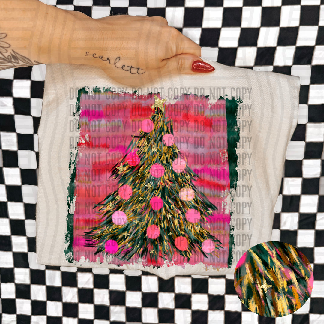 Christmas Tree DTF Print