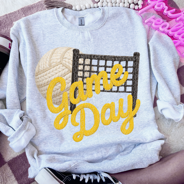 Yarn Game Day Volleyball 2 DTF Print