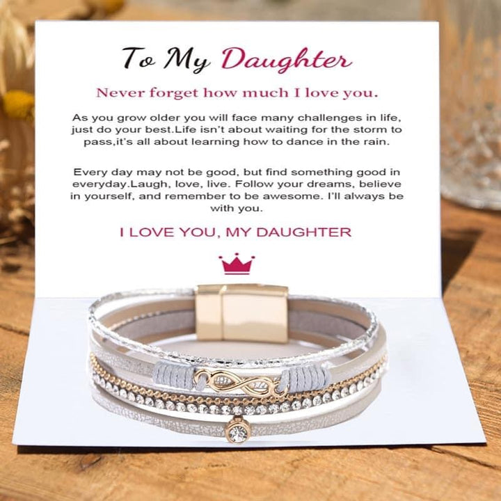 Random To My Daughter Bracelet