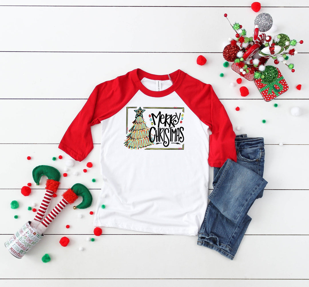 YOUTH Merry Christmas Watercolor Screen Print ST19