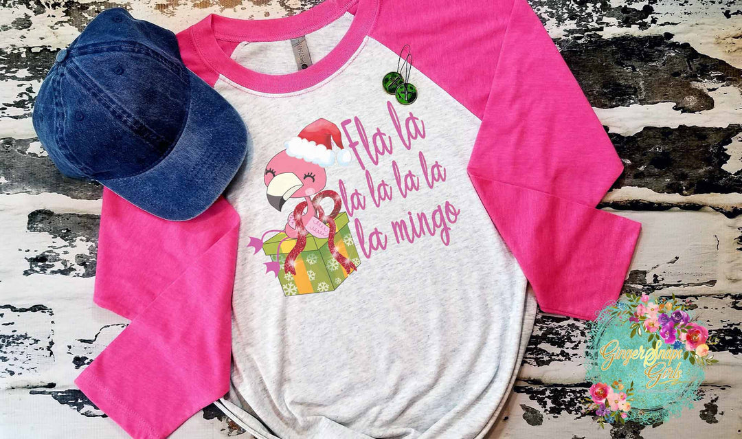 Fla la la la la lamingo Christmas Digital Design File