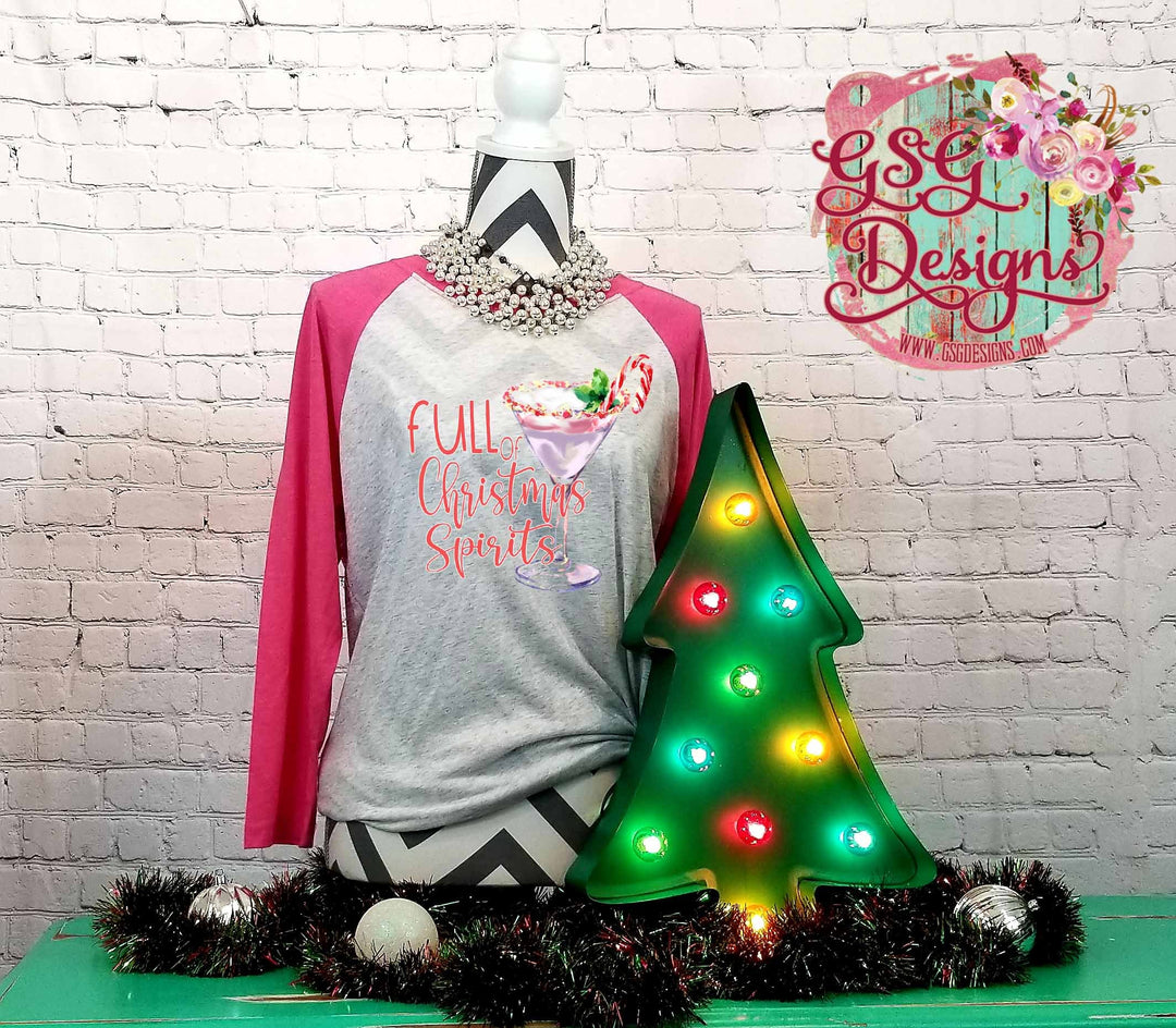 Full of Holiday Spirits Funny Christmas Digital Design File