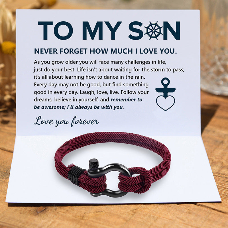 To My Son Bracelet RANDOM
