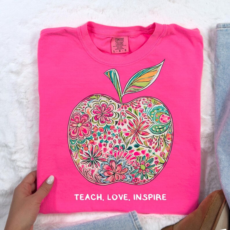 Teach Love Inspire DTF Print