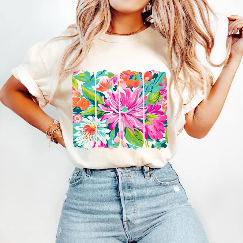 Summer Floral DTF Print
