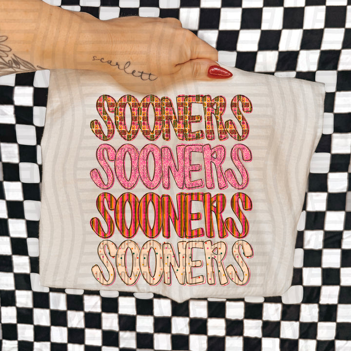 Holly Jolly Cheer Stacked DTF Print