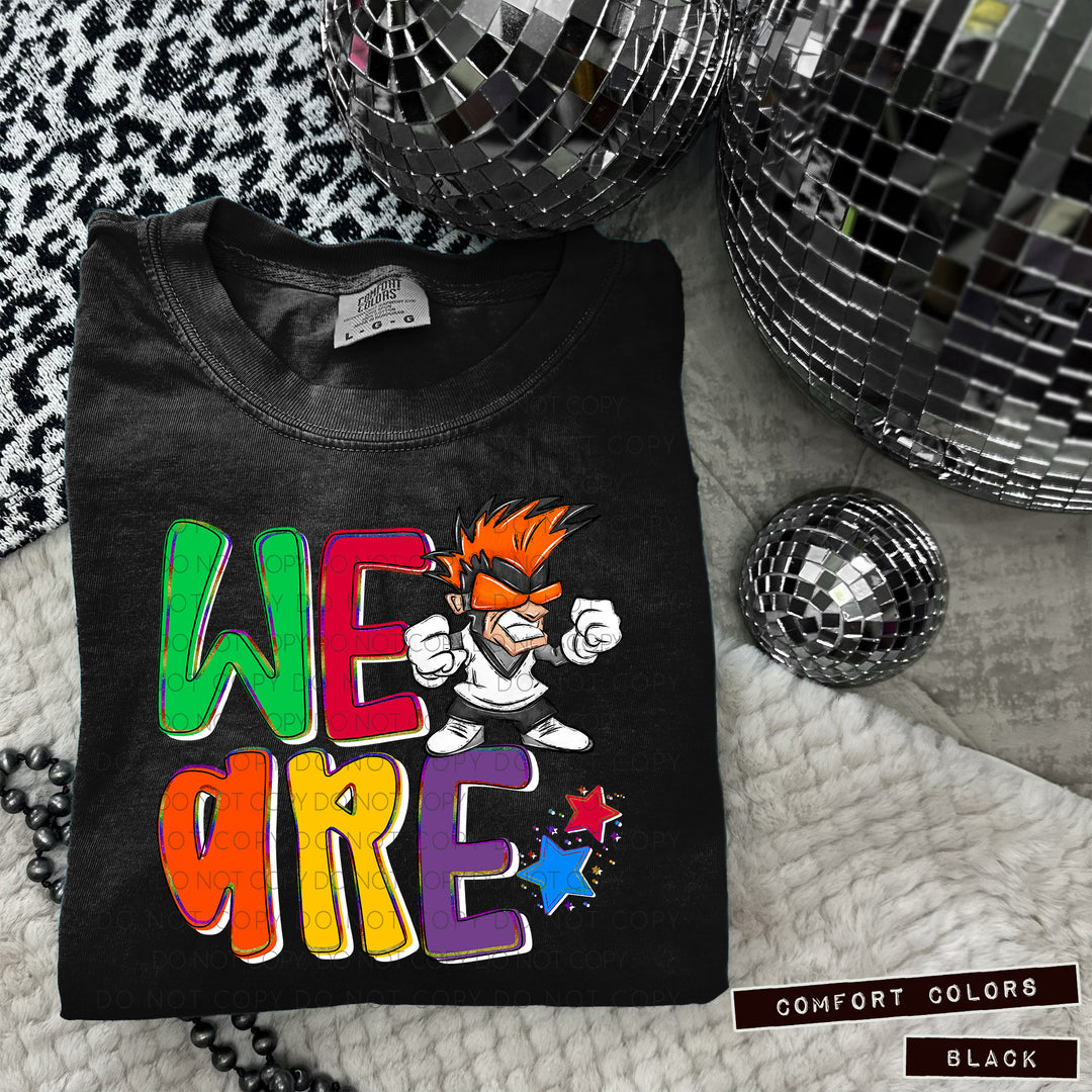 We Are Mascot Heads  DTF Print