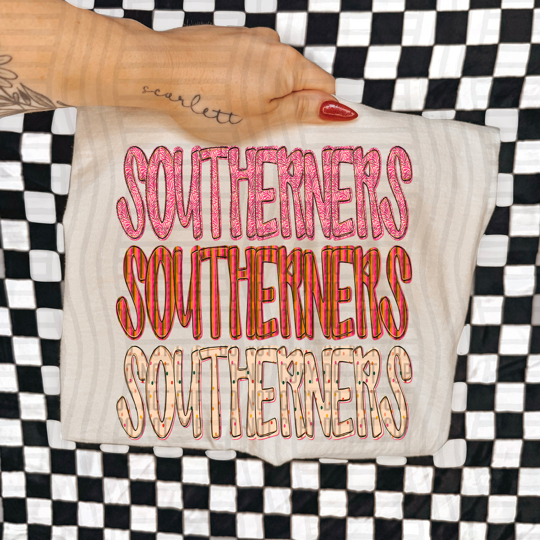 Holly Jolly Cheer Stacked DTF Print