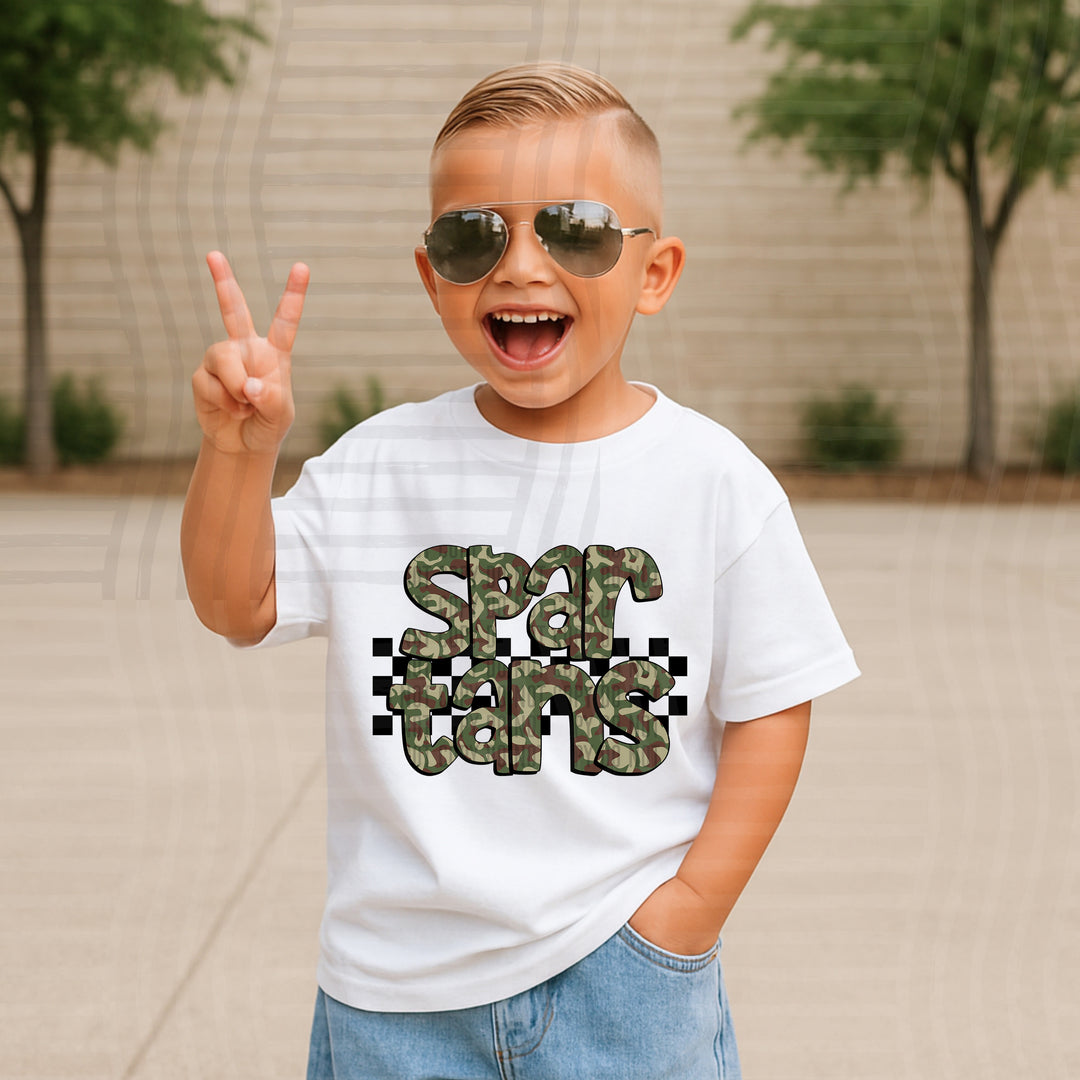 Camo DTF Print
