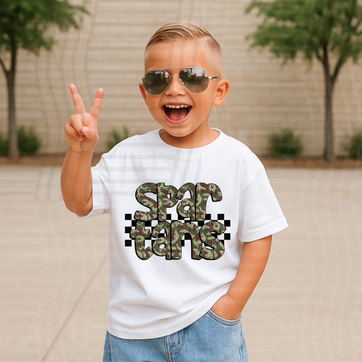Camo DTF Print