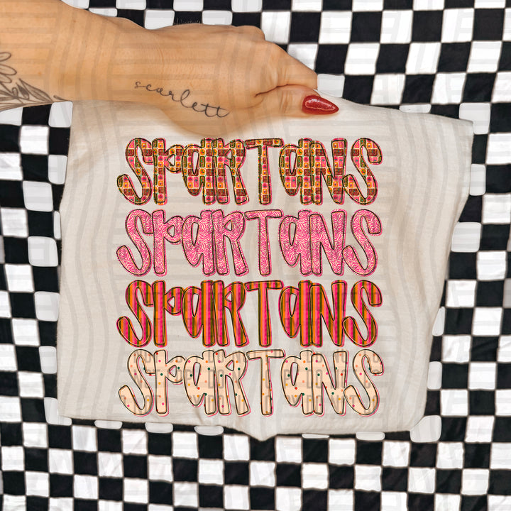 Holly Jolly Cheer Stacked DTF Print