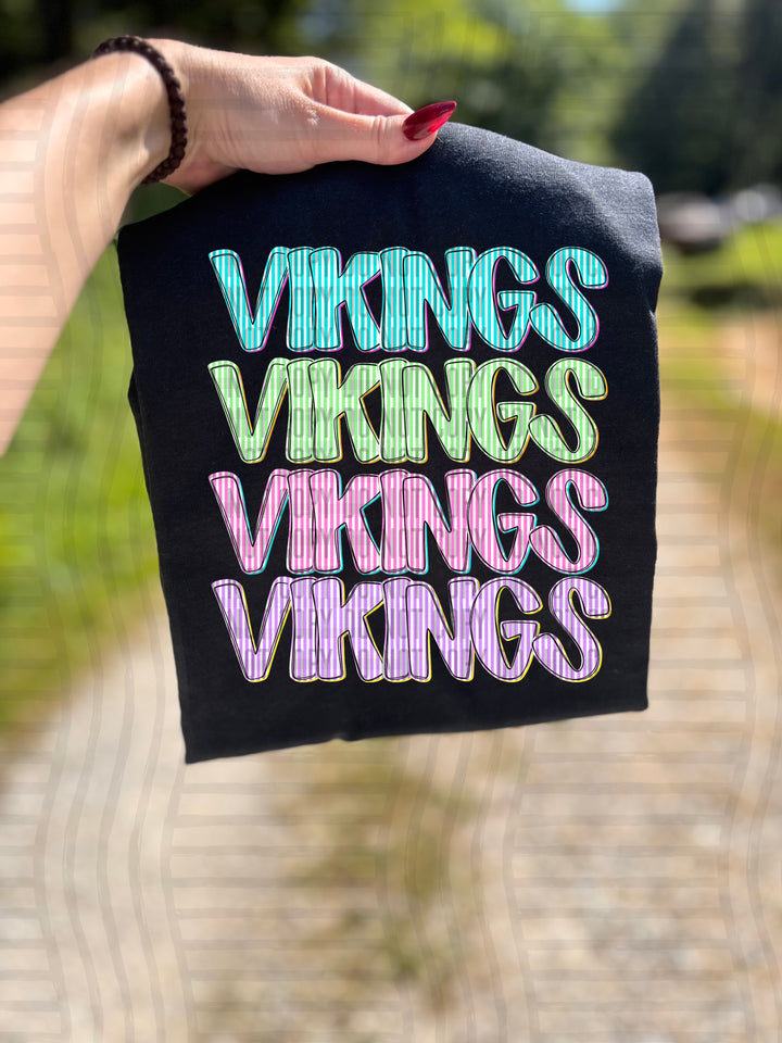 Seersucker Tri/Quad Stacked DTF Print