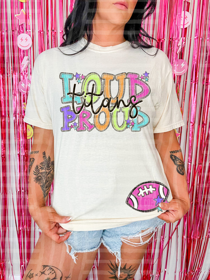 Loud Proud Preppy Leopard Mascots DTF Print