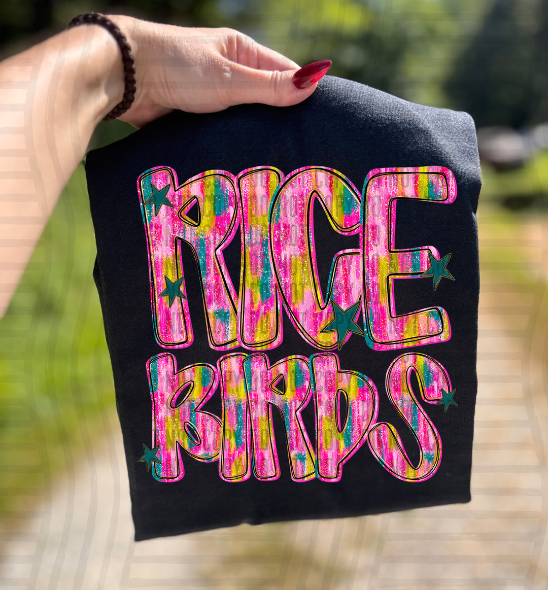 Holiday Brushstroke DTF Print