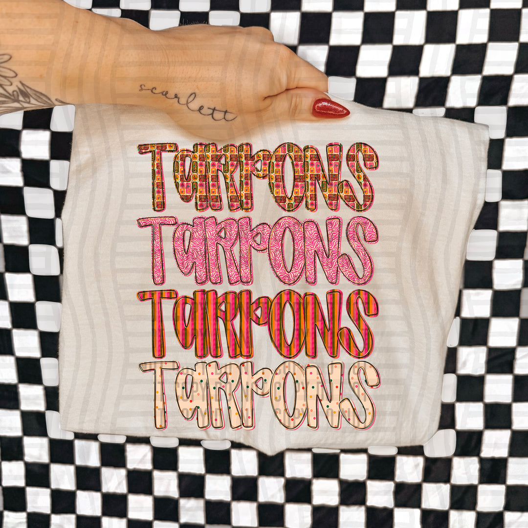 Holly Jolly Cheer Stacked DTF Print