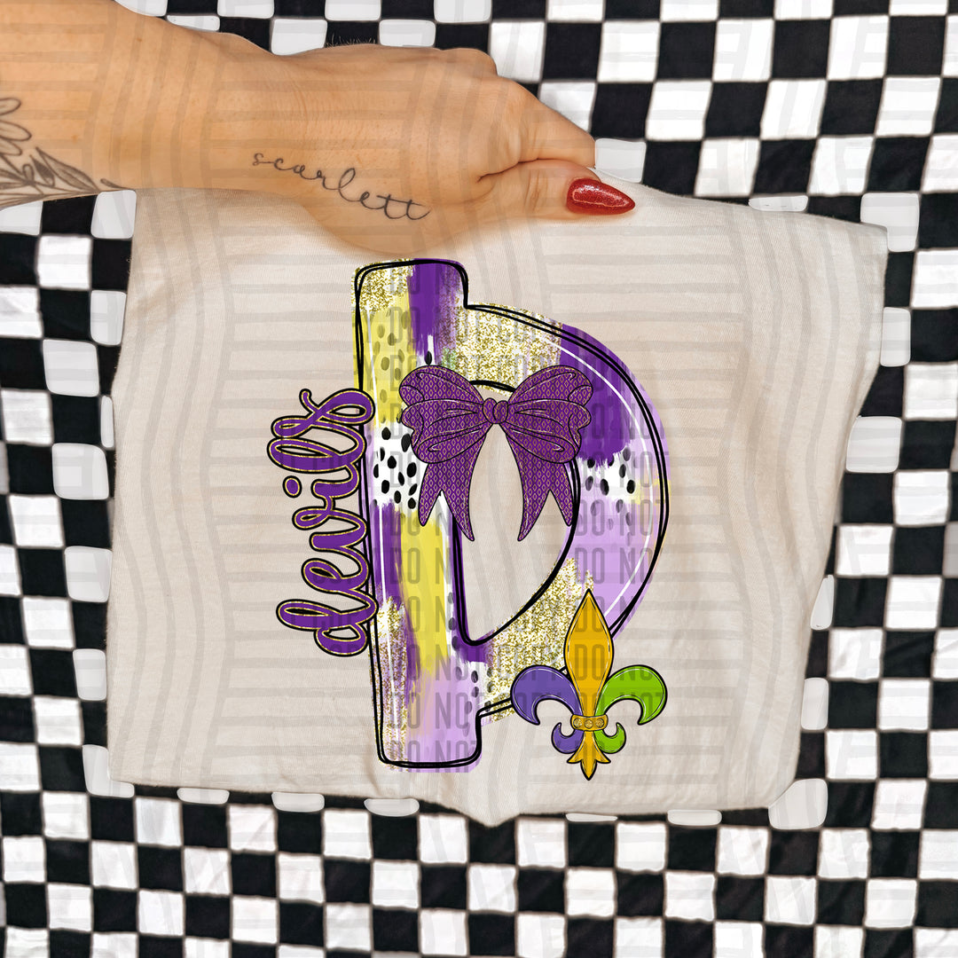 Mardi Mascots DTF Print