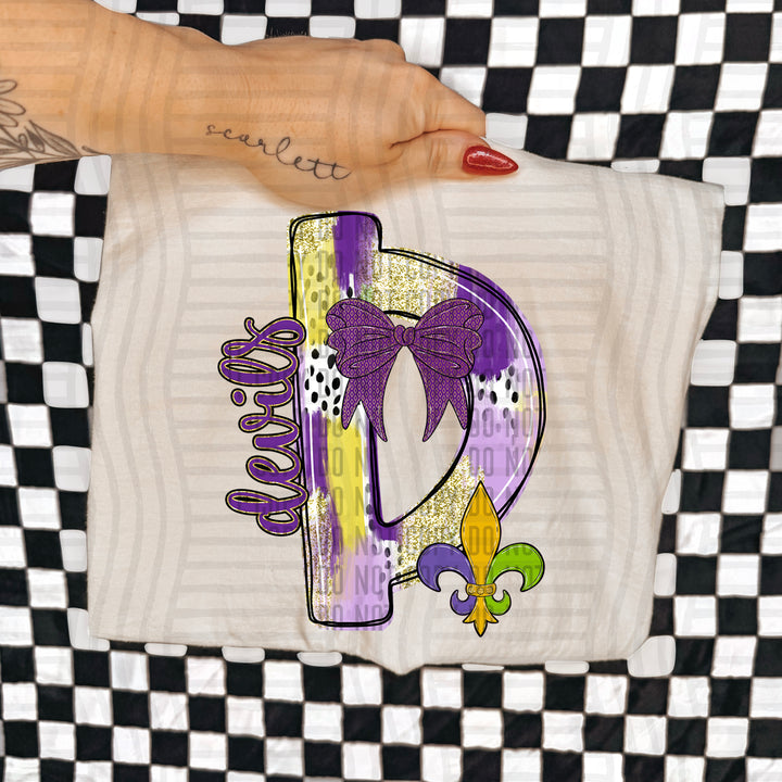 Mardi Mascots DTF Print