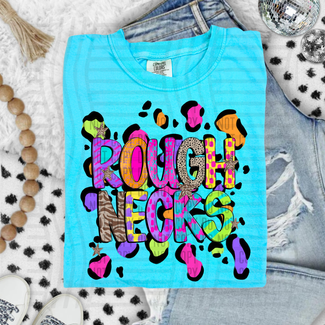 Funky Mix Up Leopard Spots DTF Print
