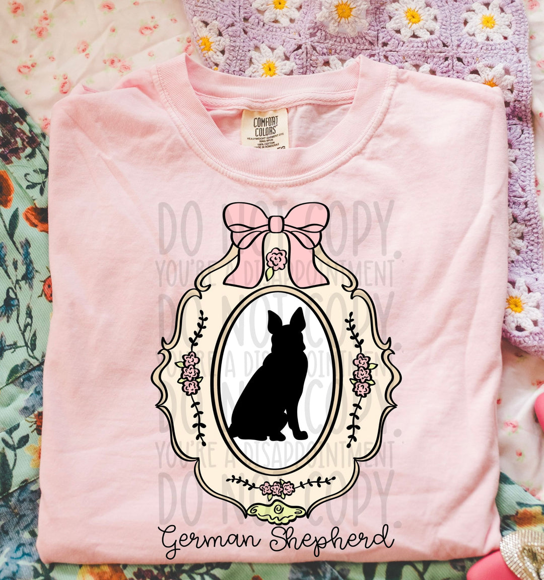 German Shepherd Vintage DTF Print