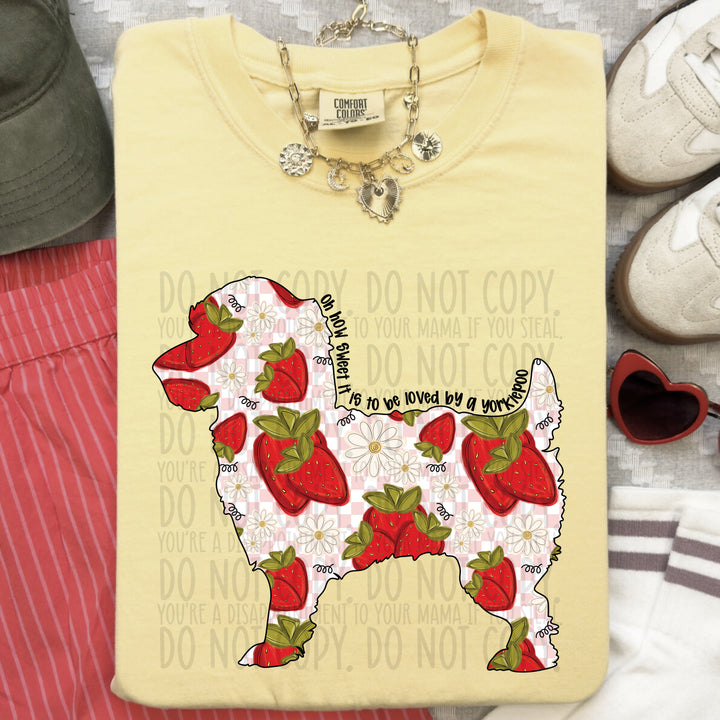 How Sweet Dog DTF Print