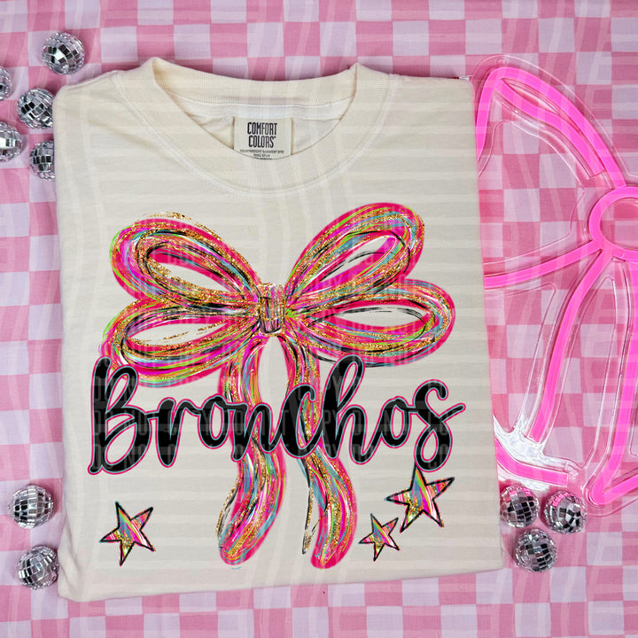 Whimsical Christmas Bows Mascots DTF Print