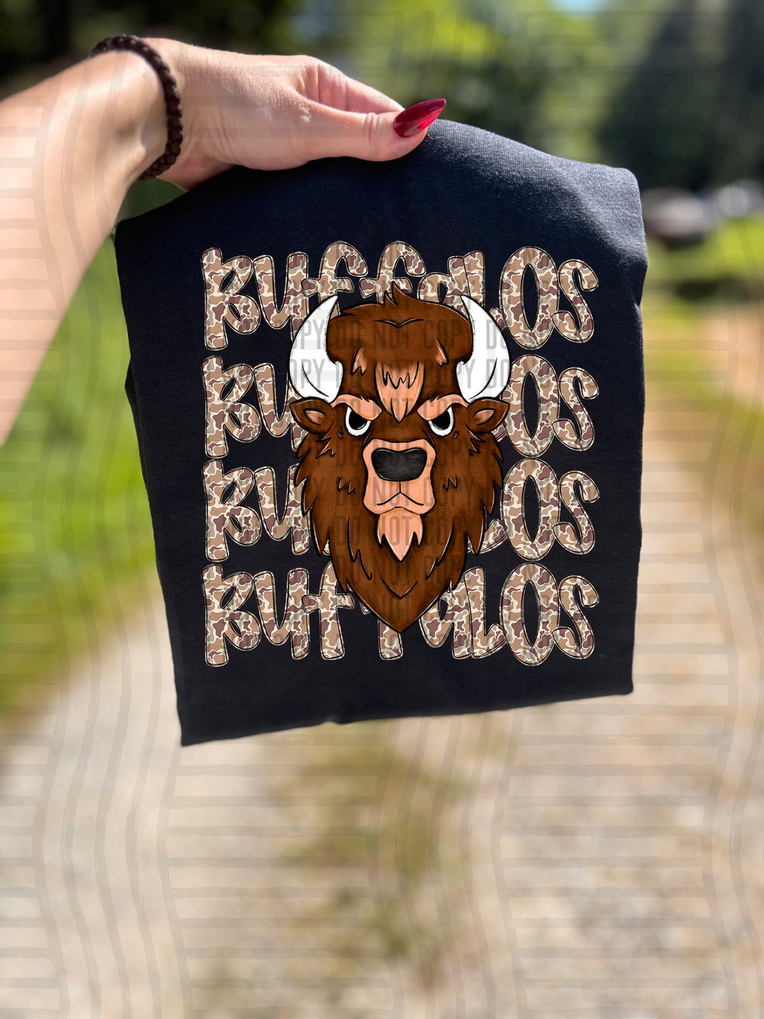 Camo Mascot Heads DTF Print