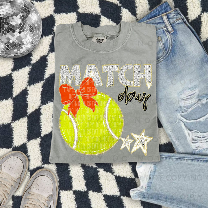 Tennis Match Day DTF Print