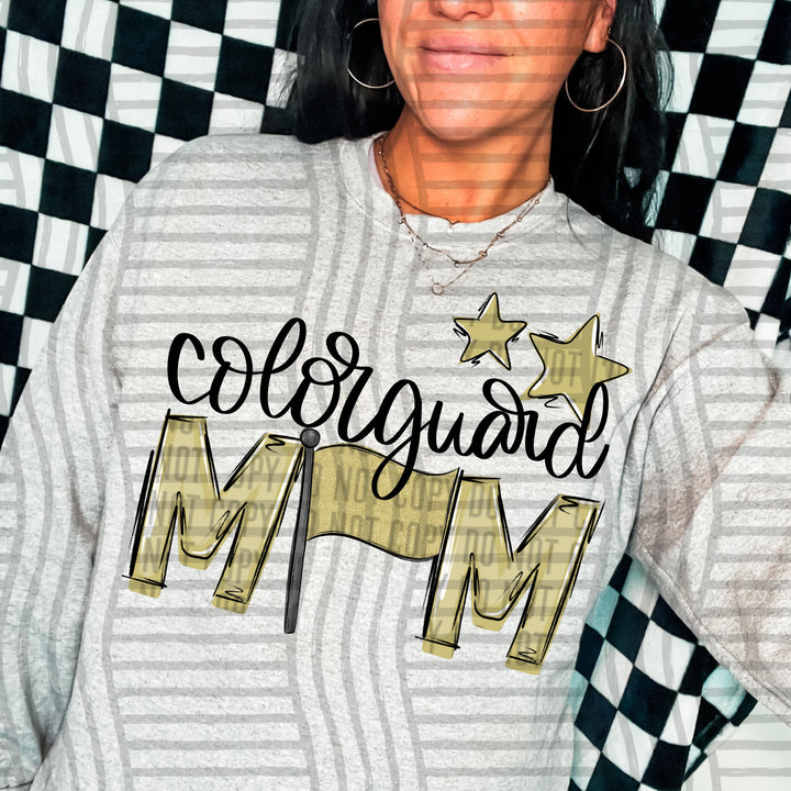 Sports Mom Colorguard DTF Print