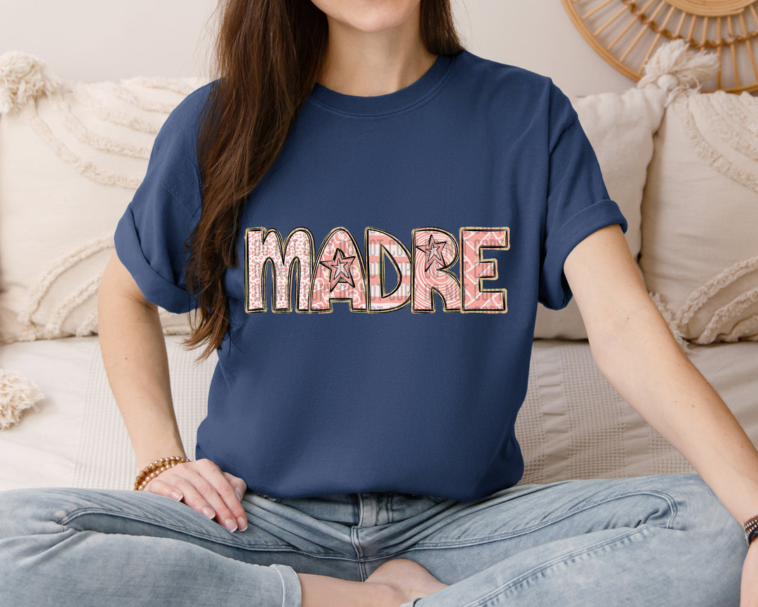 Apricot Mom Names DTF Print