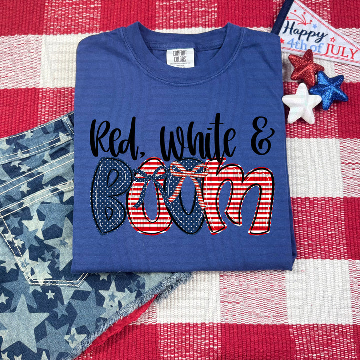 Red, White, & Boom DTF Print