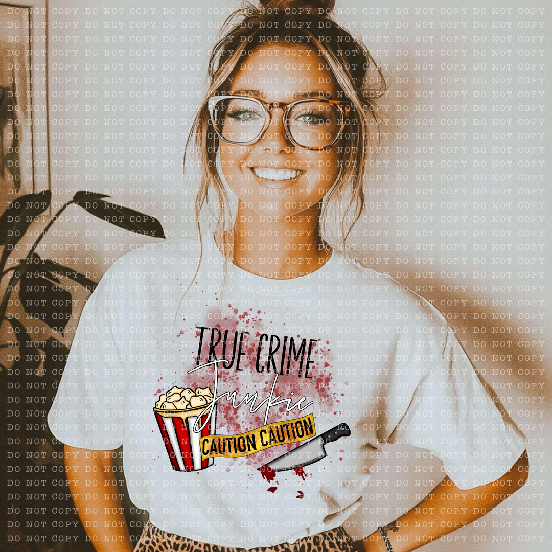 True Crime Junkie DTF Print