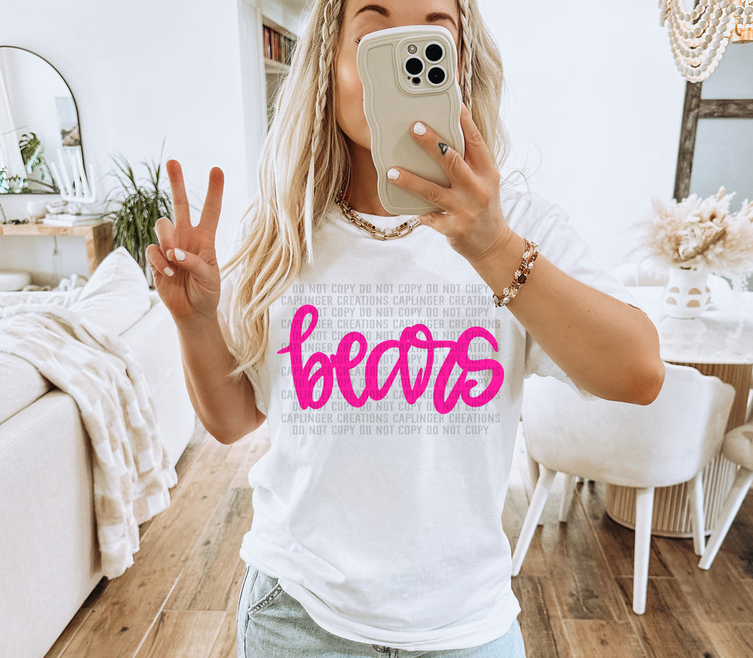 Hand Lettering Mascots DTF Print