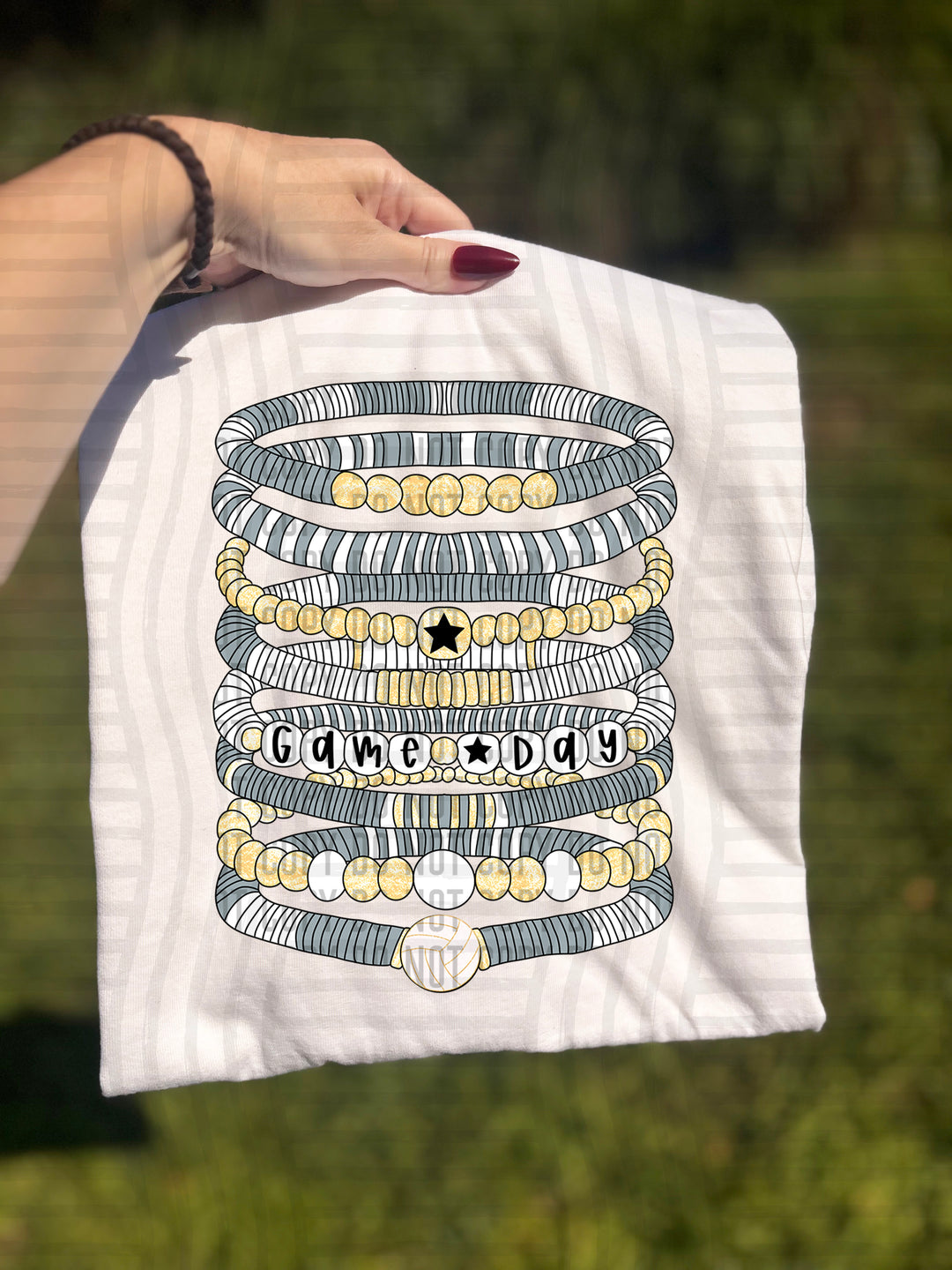 Volleyball Bracelets DTF Print