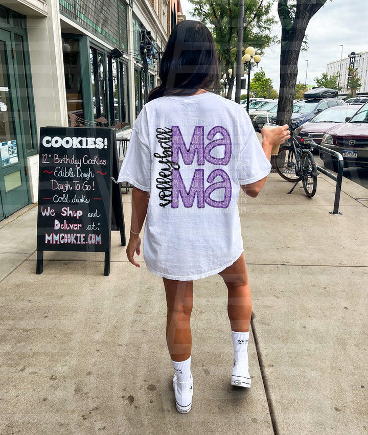 Sports Mama Volleyball DTF Print