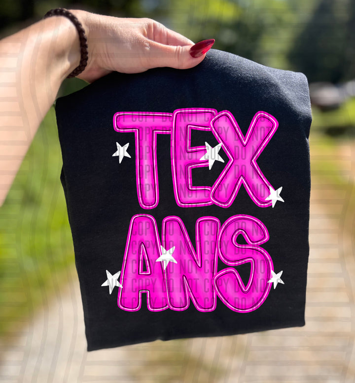 Pink And Preppy Split DTF Print