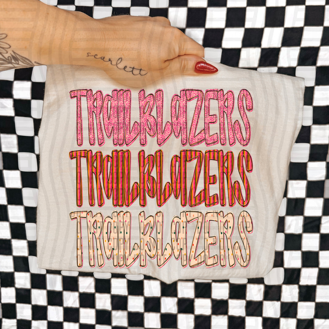 Holly Jolly Cheer Stacked DTF Print